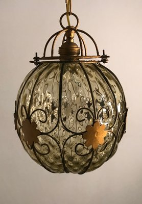 Vintage Murano Glass Pendant Light For Sale At Pamono