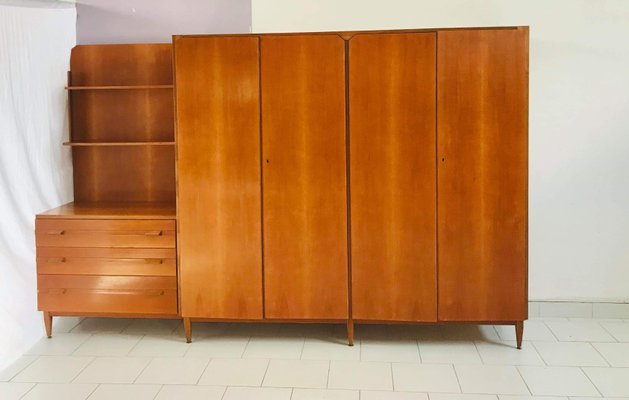 Italian Wardrobe With Drawers And Shelves 1960s For At Pamono Drawers And Shelves 1960s