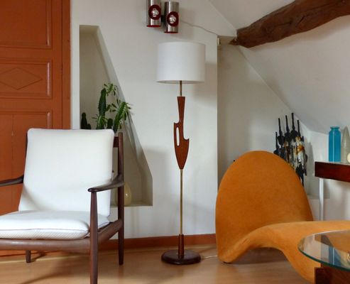 Vintage Scandinavian Free Form Wooden Floor Lamp For At Pamono Vintage Scandinavian Free Form Wooden Floor Lamp 1