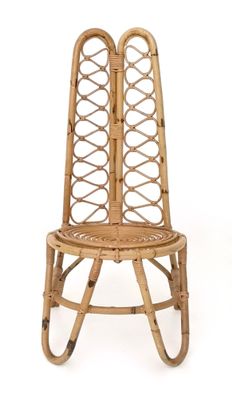 Mid Century Italian Wicker Chairs 1950s Set Of 3 For At Pamono Mid Century Italian Wicker Chairs