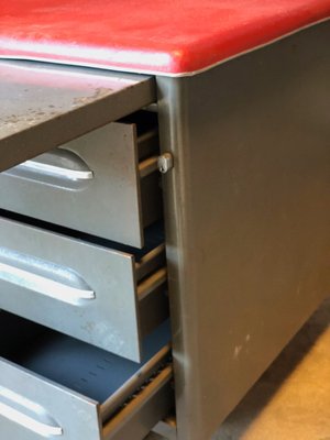 Vintage Metal Desk From Roneo 1970s For Sale At Pamono