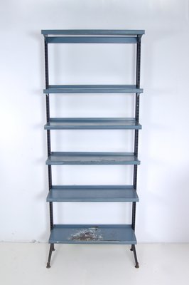 Vintage Industrial Free Standing Iron, Metal Stand Alone Shelves