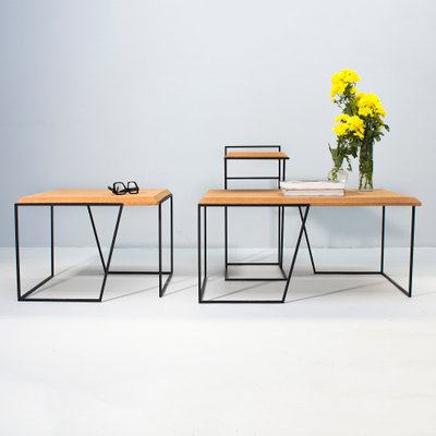 Grão 2 Coffee Table In Light Cork With Black Legs By Mendes Macedo For Galula At Pamono - Light Wood Coffee Table With Black Metal Legs Grão 2 Coffee Table In Light Cork With Black Legs By Mendes Macedo For Galula At Pamono - Light Wood Coffee Table With Black Metal Legs
