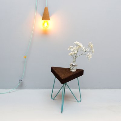 Sino Pose Table Lamp With Mint Textile, Table Lamps Without Cords