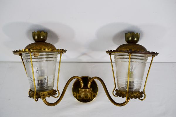 Vintage Italian Wall Lights 1940s Set Of 3 For At Pamono Vintage Italian Wall Lights 1940s Set Of 3 1