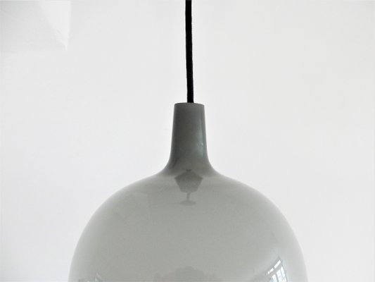 Grey Glass Pendant Light danish grey pompei pendant lamp by jo hammerborg for fog morup