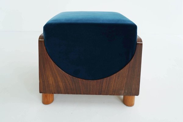 Vintage Italian Half Moon Stool
