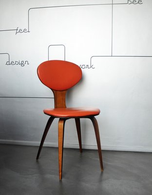 Vintage Walnut Side Chair By Norman Cherner For Plycraft 1960s For Sale At Pamono