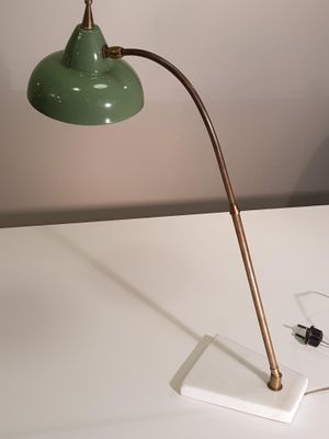 Vintage Metal Brass Marble Desk Lamp From Stilux For At Pamono Vintage Metal Brass Marble Desk Lamp
