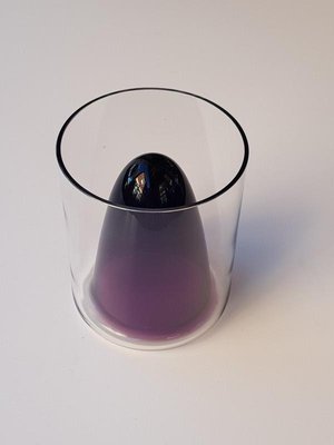 Vintage Glass Vase By Tapio Wirkkala For Rosenthal For Sale At Pamono
