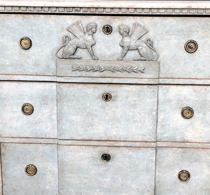 Antique Swedish Empire Chest Of Drawers Antique Swedish Empire Chest Of Drawers