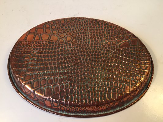Antique Copper Tray by Joseph Sankey, 1910s for sale at Pamono