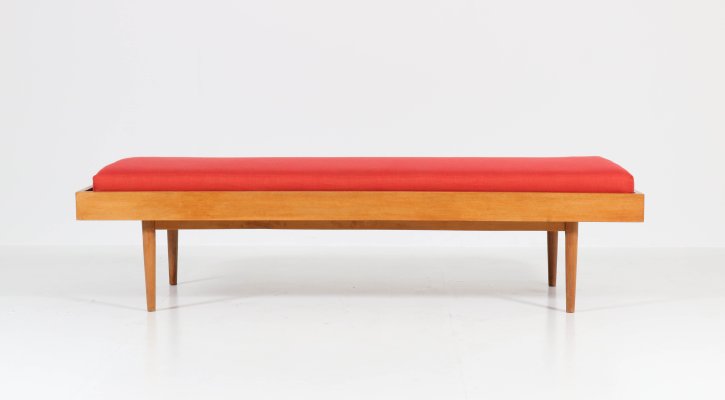 Mid Century Dutch Modern Daybed In Oak 1960s For Sale At Pamono