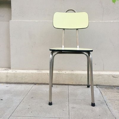 Vintage Yellow Formica Chair