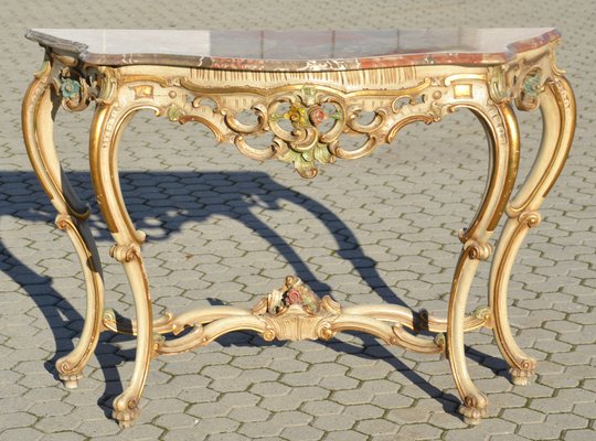 Vintage Italian Lacquered Console Table For At Pamono Vintage Italian Lacquered Console Table 1