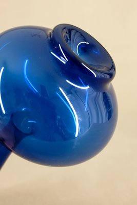Mid Century Hand Blown Glass Vase From Lauscha Glas 1960s For