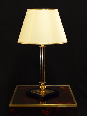 Hollywood Regency Brass Table Lamp 1970s For At Pamono Hollywood Regency Brass Table Lamp, Brass Square Base Table Lamp