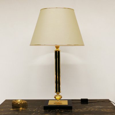 Hollywood Regency Brass Table Lamp 1970s For At Pamono Hollywood Regency Brass Table Lamp, Brass Square Base Table Lamp