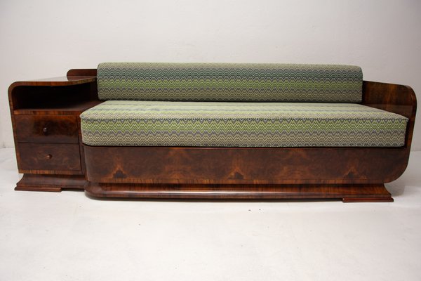 Art Deco Walnut Sofa 1930s For At Pamono Art Deco Walnut Sofa 1930s 1