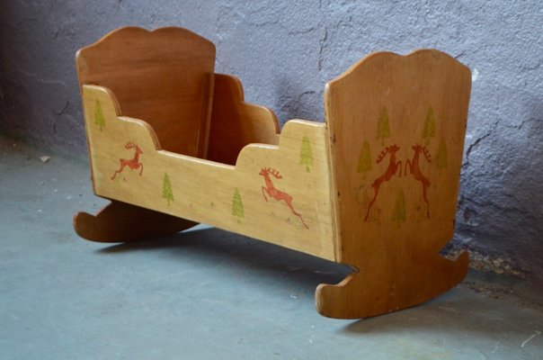 vintage doll bed
