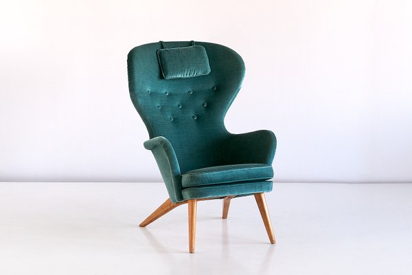 Siesta Wingback Armchair In Teal Velvet By Carl Gustav Hiort Af - Teal Velvet Armchair Australia Siesta Wingback Armchair In Teal Velvet By Carl Gustav Hiort Af - Teal Velvet Armchair Australia