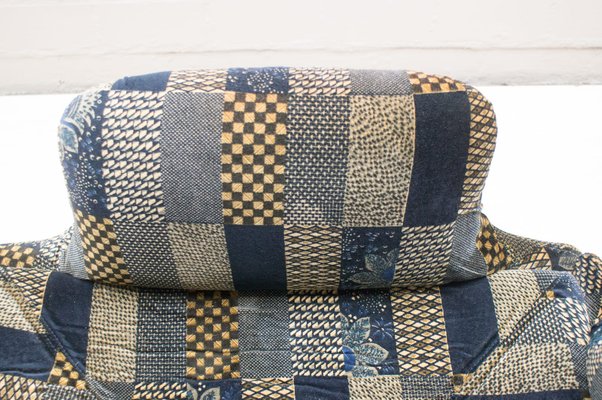 Confidential Two Seater Patchwork Sofas By Alberto Rosi For Saporiti 1970s Set Of 3
