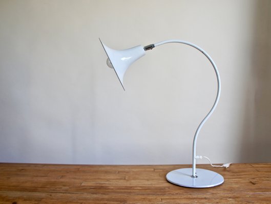Vintage Italian Long Neck Table Lamp