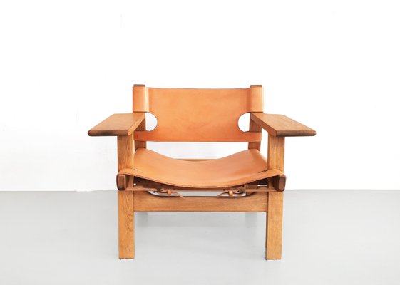Vintage Spanish Chair Von Borge Mogensen Fur Fredericia
