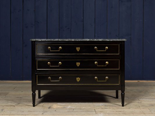 Small Black Commode 1930s For Sale At Pamono