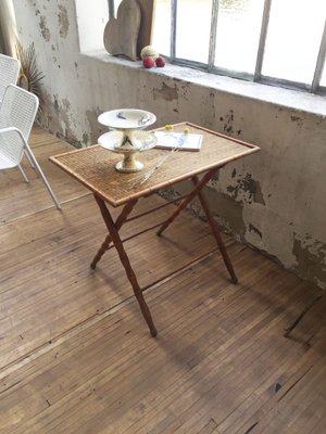 Antique Wood Folding Table 1900s For At Pamono Antique Wood Folding Table 1900s 4