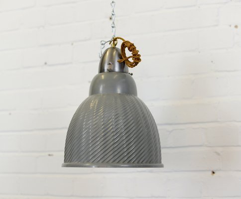 Large Mercury Glass Pendant Light 1930s