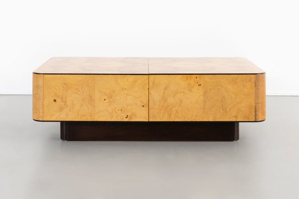 Burlwood Coffee Table By Henredon Furniture 1970s For Sale At Pamono