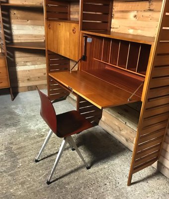 Teak Ladderax Corner Wall Unit 1960s For Sale At Pamono