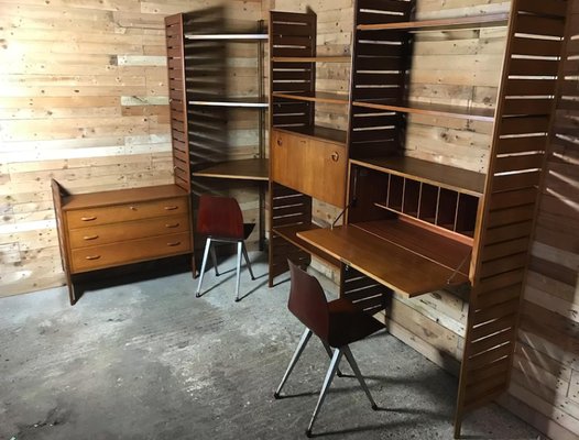 Teak Ladderax Corner Wall Unit 1960s For Sale At Pamono