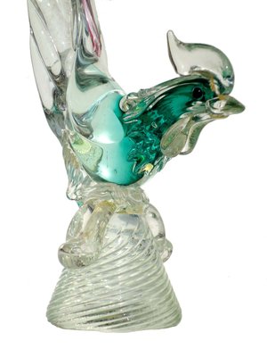Murano Glass Bird Archimede Seguso ムラーノ Murano Glass Pheasant by Archimede Seguso, 1950s for sale at Pamono