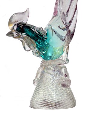 Murano Glass Pheasant by Archimede Seguso, 1950s for sale at