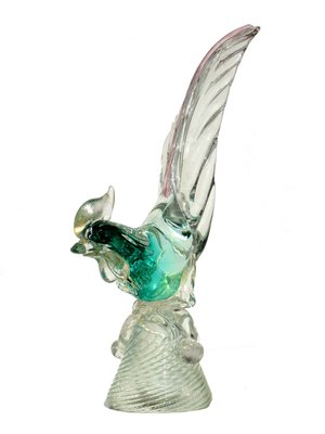 Murano Glass Pheasant by Archimede Seguso, 1950s for sale at