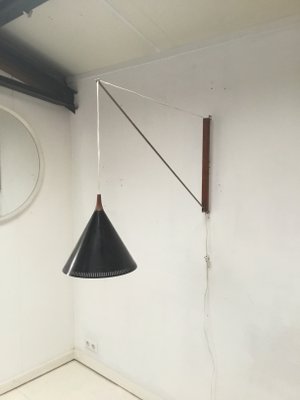 Arc Wall Lamp By Willem Hagoort 1950s, Arc Adjustable Wall Lamp