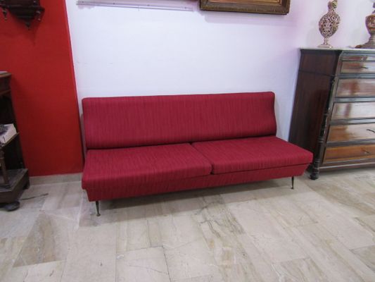 Italian Fabric Sofa 1950s