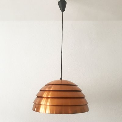 Hängelampe aus Kupfer in Bienenstock Optik von Hans Agne Jakobsson, 1960er Hängelampe aus Kupfer in Bienenstock Optik von Hans Agne Jakobsson, 1960er