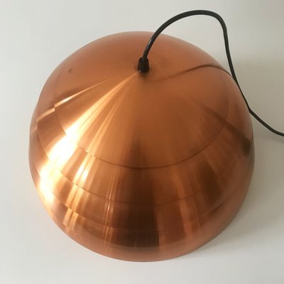 Hängelampe aus Kupfer in Bienenstock Optik von Hans Agne Jakobsson, 1960er Hängelampe aus Kupfer in Bienenstock Optik von Hans Agne Jakobsson, 1960er
