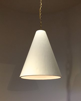 Large Plaster Cone Hanging Light By Rose Uniacke