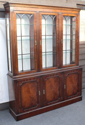 Mid Century Mahogany 3 Door Bookcase For Sale At Pamono