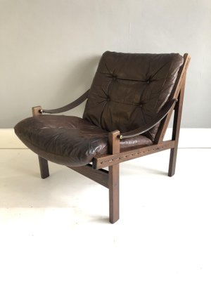 Vintage Hunter Chair By Torbjorn Afdal For Bruksbo For Sale At Pamono