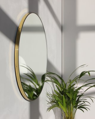 Extra Large Silver Orbis Round Mirror, How To Frame A Large Round Mirror