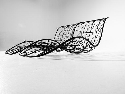 Double Recliner Hanging Swing Chair from Studio Stirling for sale