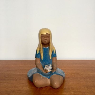 Vintage Swedish Ceramic Figurine from Jie Gantofta, 1970s for sale