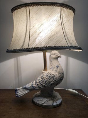 Vintage ceramic bird lamp deals