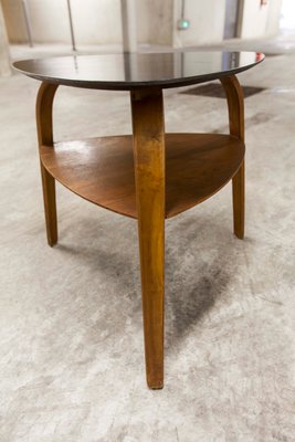 Bow Wood Coffee Table By Hugues Steiner For Baumann 1960s For Sale At Pamono