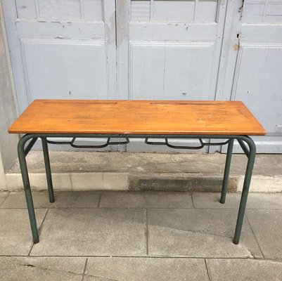 Vintage Double School Desk For Sale At Pamono